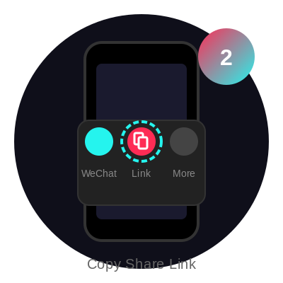 Step 2: Copy Link